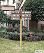 武侯区广告制作社区指路导视牌